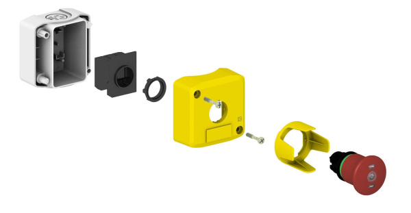 Купить SE Пост кнопочный аварийной остановки, красная кнопка XALFKT64441