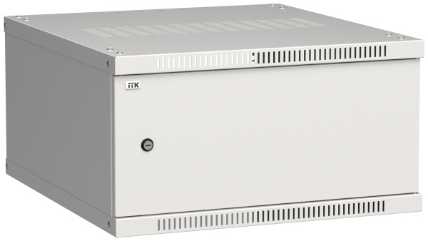 IEK LINEA WE ITK Шкаф LINEA WE 6U 600x650мм дверь, металл серый LWE3-06U67-MF