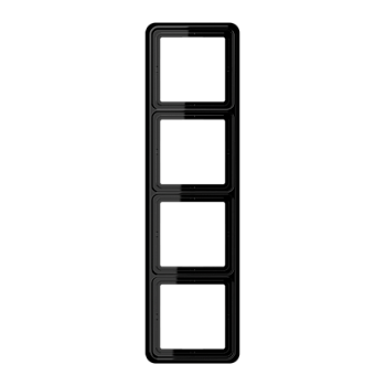 JUNG CD 500 Черная Рамка 4-ая CD584SW