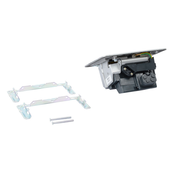 Купить Legrand Выдвижной блок в стол, с комплектом для монтажа, 4 модуля, цвет алюминий, для монтажа ЭУИ 654014