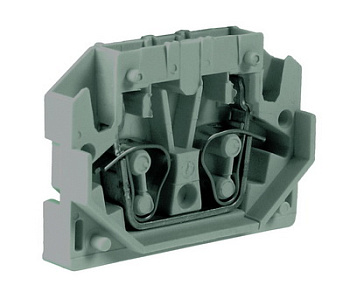 DKC HP.2(Ex)i, мини зажим, проходной 2,5 кв.мм синий