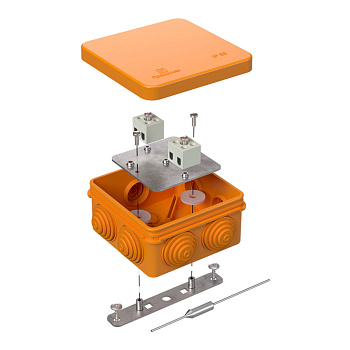 Промрукав Коробка огнестойкая для о/п 40-0210-FR1.5-4-П Е15-Е120 с термопредохранителем 80х80х40