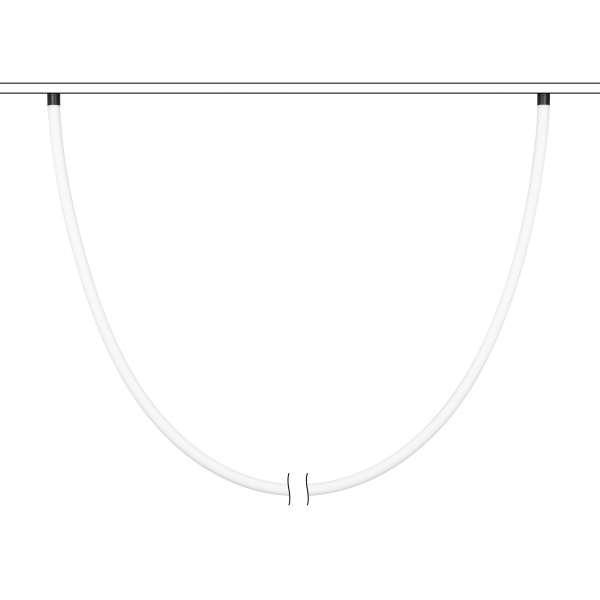 Arlight Светильник MAG-FLEX-TUBE-ELASTIC-L5000-70W Day4000 (BK, 360 deg, 48V) ( IP20 Металл, 3 года) 035385