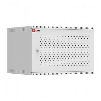EKF PROxima Astra Шкаф телекоммуникационный настенный 6U (600х450) дверь перфорированная ITB6P450