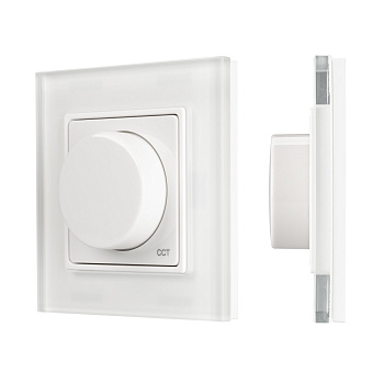 Arlight Панель SMART-P52-MIX-G-SUF (3V, 1 зона, Rotary, 2.4G) (IP20 Пластик, 5 лет) 032986