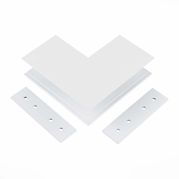 ST Luce ST007.569.00 Внешний угол-соединитель для подвесного / накладного магнитного шинопровода белый