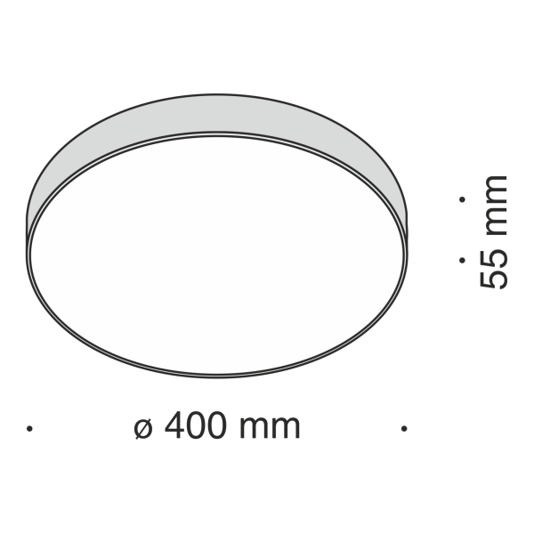Купить Maytoni Ceiling & Wall Zon Белый Светильник потолочный 44W C032CL-L48W4K