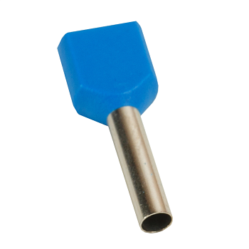 КЭАЗ Наконечник штыревой втулочный под два провода НШвИ2 OptiKit T-Shv2-PVC- 2,5-12(100шт)