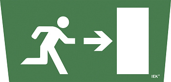 IEK Самоклеющая этик. "Выход/стрелка направо" ССА 5043 IEK