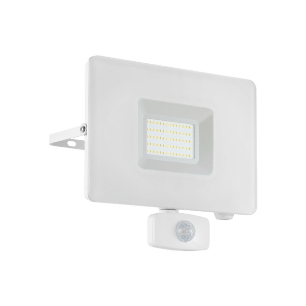 Eglo 33159 Ландшафтный светодный спот FAEDO 3 c датчиком движения, 50W (LED), 4800lm, L205, H200, алюминий, белый Eglo 33159 Ландшафтный светодный спот FAEDO 3 c датчиком движения, 50W (LED), 4800lm, L205, H200, алюминий, белый