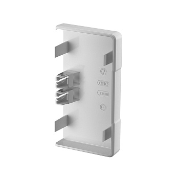 OBO Bettermann Заглушка торцевая кабель-канала Rapid 45-2, 53x100 мм, ПВХ, светло-серый RAL7035 6113112