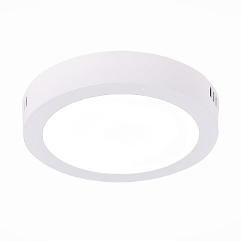 ST Luce ST112.532.12 Светильник настенно-потолочный Белый LED 1*12W 3000K 715Lm Ra80 120° IP20 D160xH28 90-265V