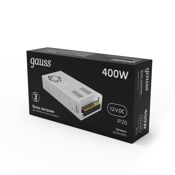 Купить Gauss Блок питания LED STRIP PS 400W 12V 4 202003400