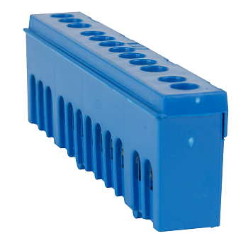 КЭАЗ Шина нулевая в изоляции OptiKit BB-I-L-DIN-8-6х9-серый