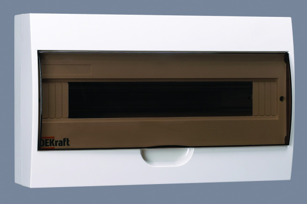 Dekraft Корпус пластиковый навесной 18 мод. IP41 ЩРН-П-18