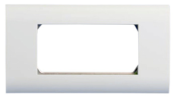 Hyperline FP-2M45-1-WH Лицевая панель 80х148 мм для 4-х модулей 45х22.5 мм (аналогов Mosaic), металлический каркас 243644