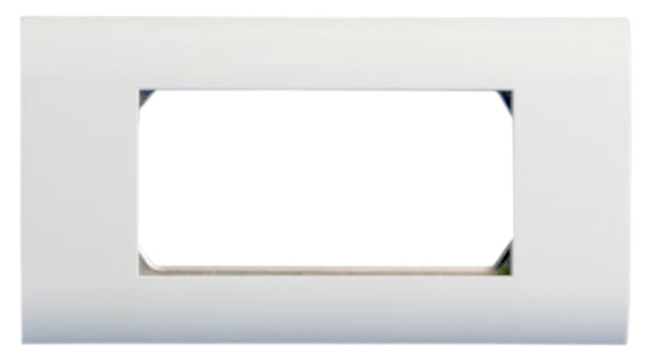 Hyperline FP-2M45-1-WH Лицевая панель 80х148 мм для 4-х модулей 45х22.5 мм (аналогов Mosaic), металлический каркас 243644