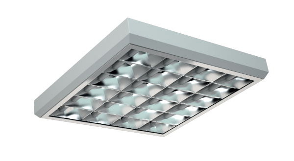 Купить СТ PRB/S 418 Светильник металлич.люминесцентный, цвет металлик