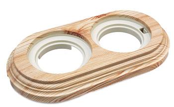 BIRONI Лизетта Пластик Карельская сосна Рамка 2-ая BF1-620-13/PL