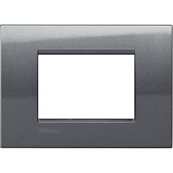 BT LL Сталь Рамка, итальянская модульность, 3 модуля LNA4803AC