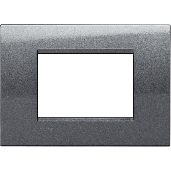 BT LL Сталь Рамка, итальянская модульность, 3 модуля LNA4803AC