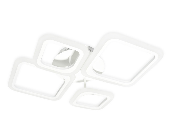 Купить Ambrella Потолочный светодиодный светильник с пультом FA4382/4 WH белый 4200K/3000K+6400K/6400K+3000K 59W 660*490*120 (ПДУ ИК)