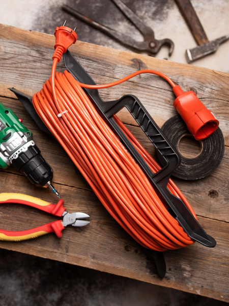 Купить EKF PROxima Удлинитель на рамке "Зевс 2.0" 40м без заземления ПВС 2*0,75 10А/2,3кВт