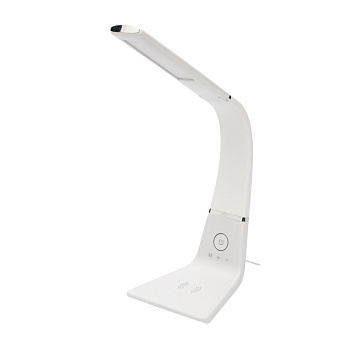 Светильник настольный 220-240В белый на подставке Rexant 75-0223