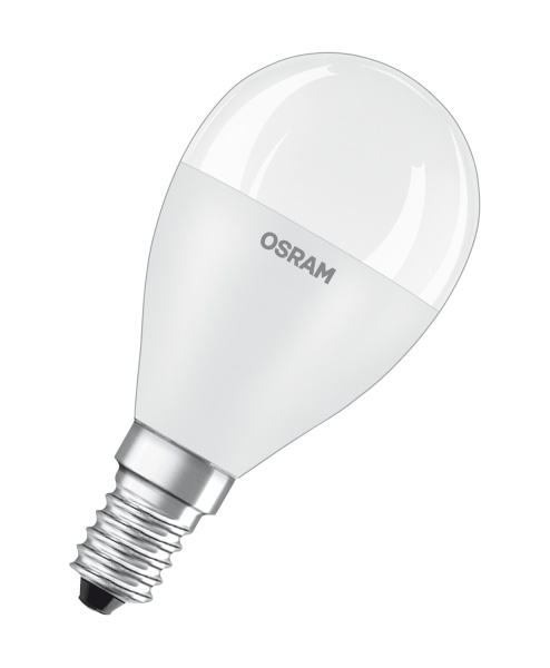 Osram Светодиодная лампа LED STAR Classic P 8W (замена 75Вт),нейтральный белый свет, матовая колба, Е14 4058075210837