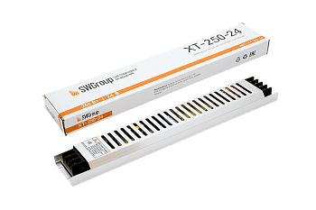 SWG Ультратонкий блок питания в металлическом корпусе, IP20, 250W, 24V XT-250-24