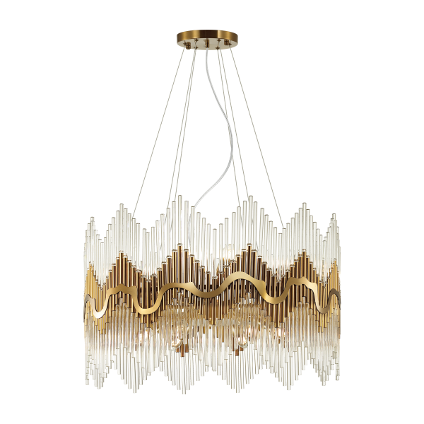 Купить Odeon Light 4983/12 HALL ODL22 379 бронзовый/стекло Люстра E14 12*40W SAVIKIA