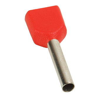 КЭАЗ Наконечник штыревой втулочный под два провода НШвИ2 OptiKit T-Shv2-PVC- 0,75-8(100шт)