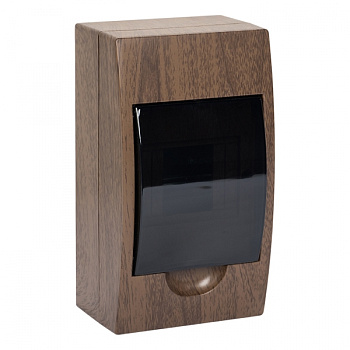 EKF PROxima Щит распределительный навесной ЩРН-П- 4 темное дерево IP41