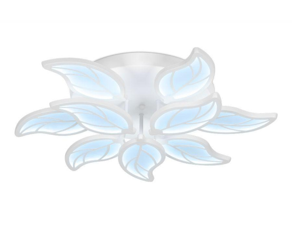 Купить Ambrella Потолочный светодиодный светильник с пультом FA460/6+3 WH белый 135W 670*590*120 (ПДУ РАДИО 2.4)