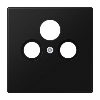 JUNG LS 990 Черный матовый Kрышка для TV-SAT-FM розеток LS990SATSWM
