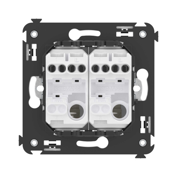 Купить DKC Кнопка двухклавишная в стену, "Avanti", "Ванильная дымка"