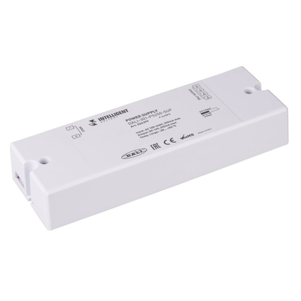 Arlight INTELLIGENT Блок питания шины DALI-301-PS250-SUF (230V, 250mA) (INTELLIGENT Пластик) 026399