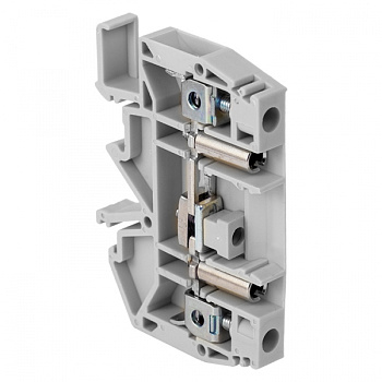 EKF PROxima Клемма винтовая JXB-6S1/35 с продольным размыкателем и измерительными гнездами серая