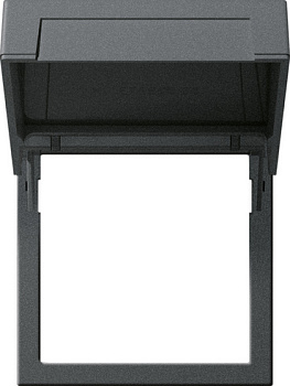 Gira System 55 Антрацит Рамка монтажная с крышкой 265828