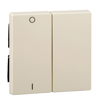 SE Merten SM Беж Две Клавиши с пиктограммой «вкл» и «откл» MTN312744