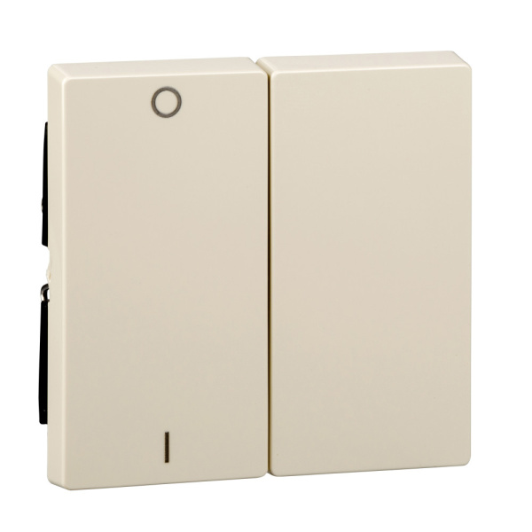 SE Merten SM Беж Две Клавиши с пиктограммой «вкл» и «откл» MTN312744
