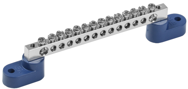 IEK Шина N "ноль" на двух угловых изоляторах Ni ШНИ-6х9-14-У2-С