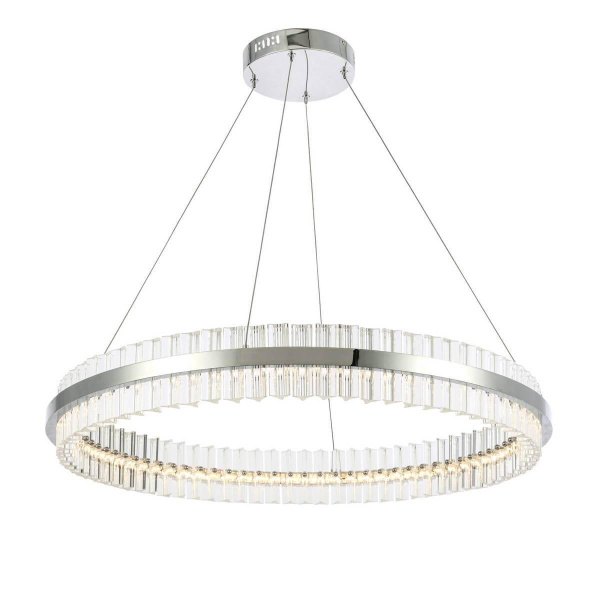 ST Luce SL383.123.01 Светильник подвесной Хром/Прозрачный LED 1*60W ST Luce SL383.123.01 Светильник подвесной Хром/Прозрачный LED 1*60W