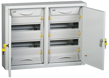 IEK Корпус металлический ЩРн-2x24з-0 36 УХЛ3 IP31 PRO MKM15-N-2X24-31-ZU