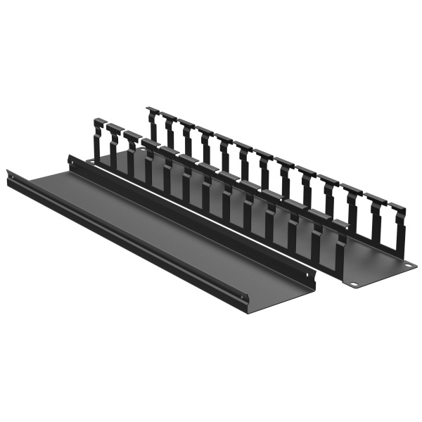 Купить DKC Кабельный органайзер с крышкой 2U, глубина 60 мм, для 19" IT-корпусов, RAL9005