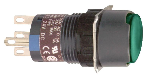 Купить SE Кнопка с подсветкой НО НЗ 24V XB6EAW3B1P