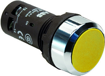 ABB CP1-30Y-10 Кнопка желтая без фикс. 1НО 1SFA619100R3013 ABB CP1-30Y-10 Кнопка желтая без фикс. 1НО 1SFA619100R3013