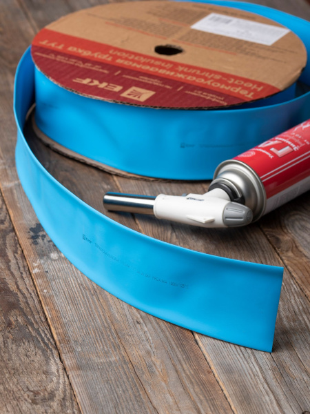 Купить EKF PROxima Термоусаживаемая трубка ТУТ нг 50/25 синяя рулон