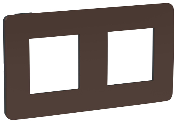 Купить SE Unica Studio Шоколад/Антрацит Рамка 2-ная NU280417