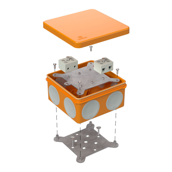 Промрукав Коробка огнестойкая для о/п двухкомпонентная 60-0300-FR10.0-4 Е15-Е120 100х100х50